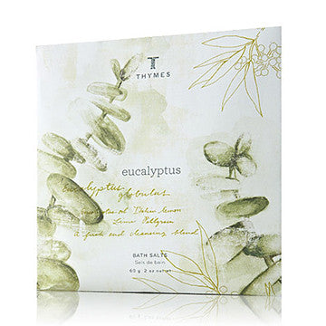 Thymes Bath Salt Envelopes: Eucalyptus
