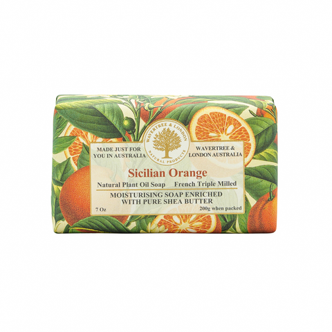 Wavertree & London soap bar Sicilian Orange 
