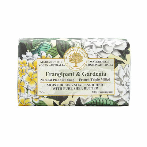 Wavetree & London Frangipani & Gardenia Soap Bar