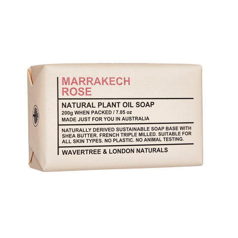 Wavetree & London Marakech Rose Scented Natural Soap Bar