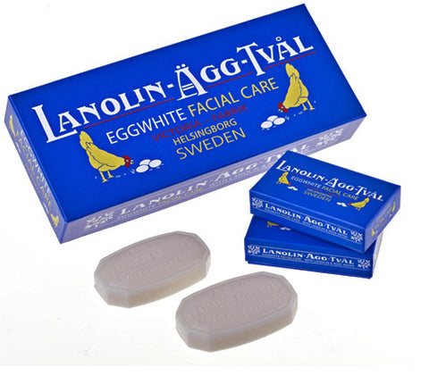 Victoria's AB Lanolin-Agg-Tval Eggwhite Facial Care Soap Set