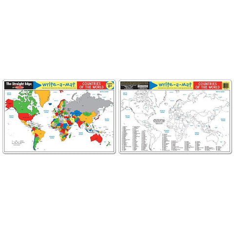 Melissa & Doug Learning Mat: Countries of the World
