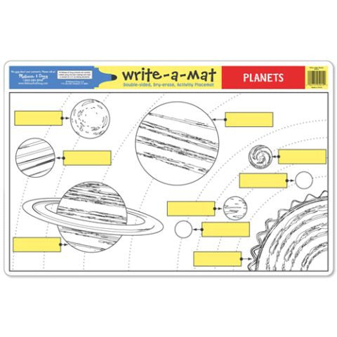 Melissa & Doug Learning Mat: Planets