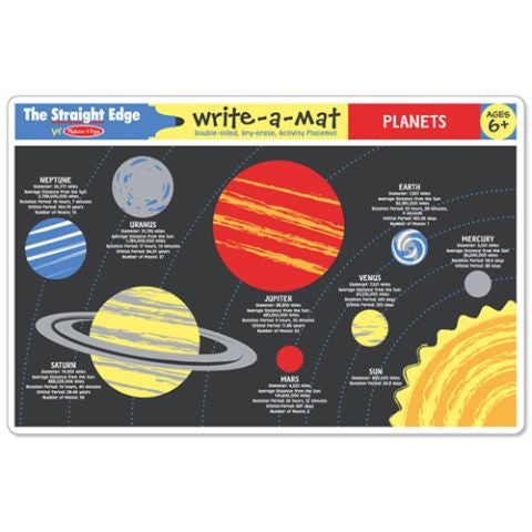 Melissa & Doug Learning Mat: Planets
