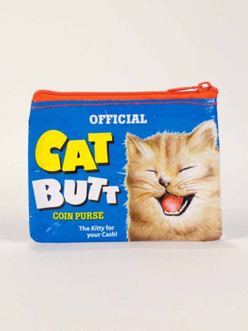 Blue Q Coin Purse: Cat Butt