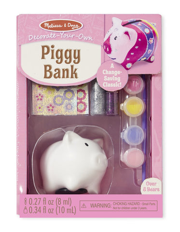 Melissa & Doug Decorate-Your-Own Kit: Piggy Bank