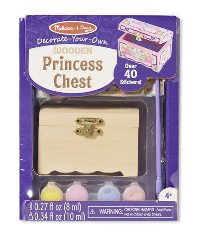 Melissa & Doug Decorate-Your-Own Kit: Princess Chest