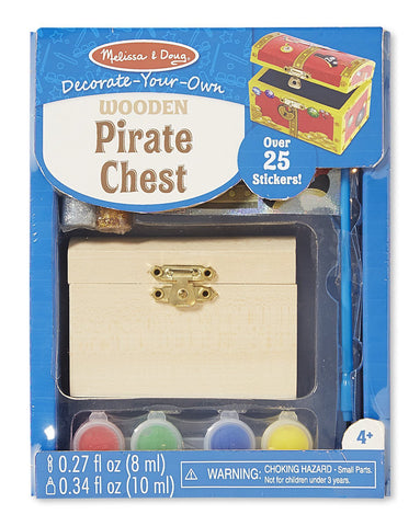 Melissa & Doug Decorate-Your-Own Kit: Pirate Chest