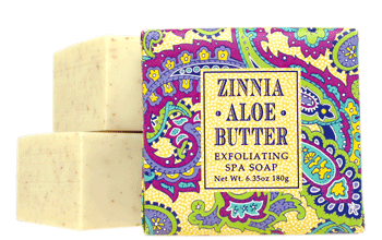 Greenwich Bay Soap: Zinnia Aloe Butter
