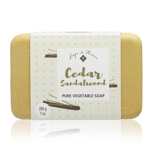L'Epi de Provence Shea Butter Bath Soap - Cedar Sandalwood