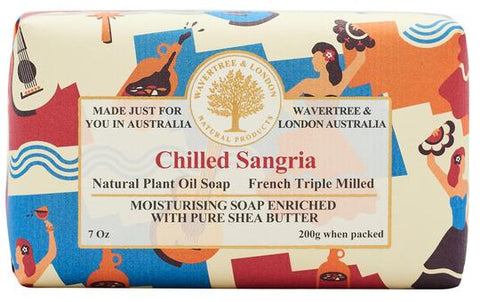 Wavertree & London Australia Moisturizing Soap: Chilled Sangria