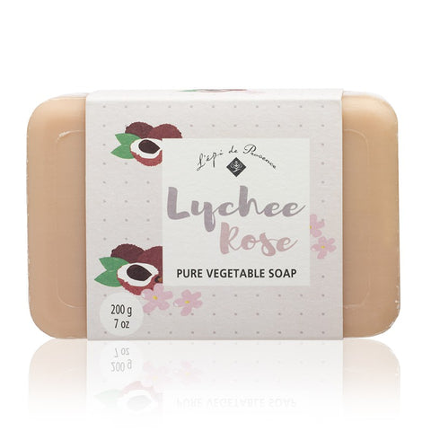 L'Epi de Provence Shea Butter Bath Soap - Lychee Rose