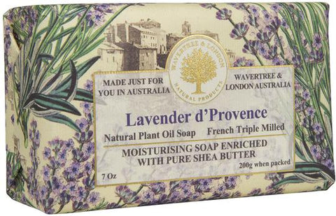 Wavertree & London Australia Moisturizing Soap: Lavender D'Provence