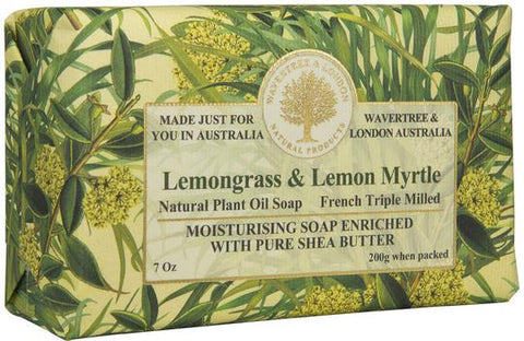 Wavertree & London Australia Moisturizing Soap: Lemongrass & Lemon Myrtle