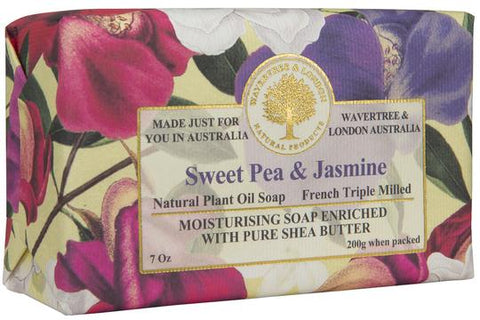 Wavertree & London Australia Moisturizing Soap: Sweet Pea & Jasmine